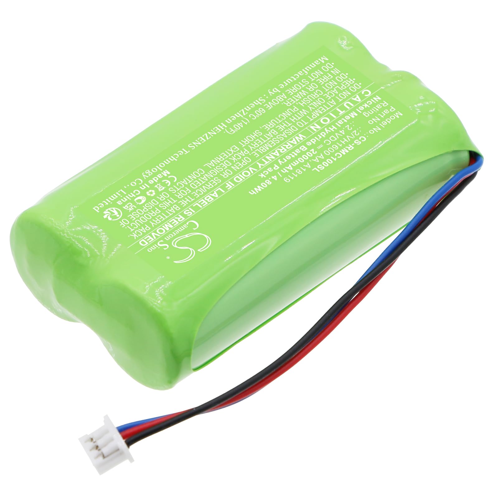 TECHTEK Batteria 2000mAh compatibile con [Raymarine] Smart Controller, Smart Controller Wireless Autopilot Remote sostituisce 2/VH1600 AA, A18119 FBA