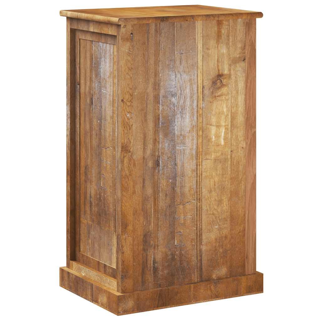 Szafka na buty z litego drewna z 4 półkami, szuflada, 50 x 38 x 85 cm, regał na buty do korytarza, przedpokoju, sypialni, organizer na buty z drzwiami