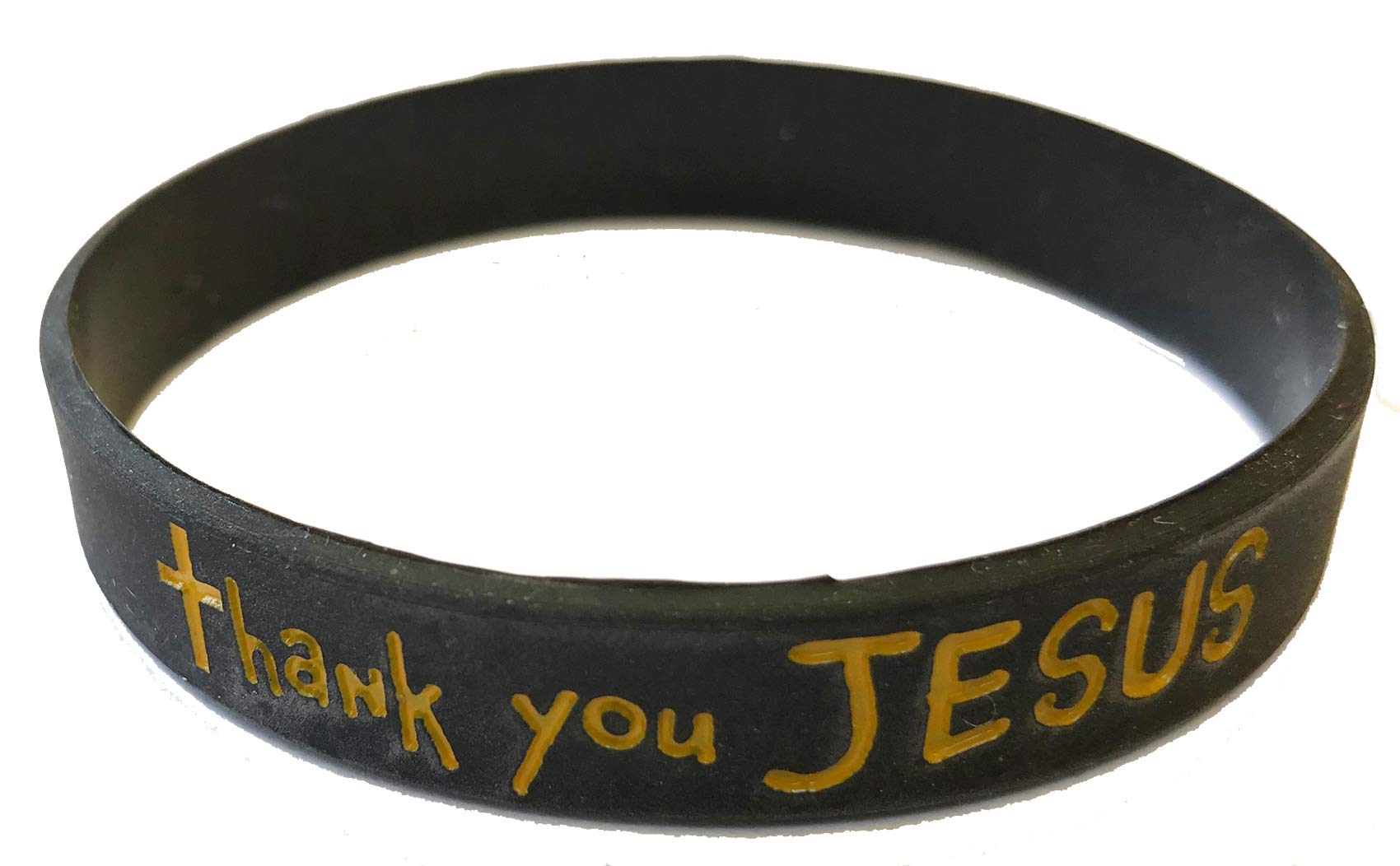 Amazon | メモリークロス Thank You Jesus ブラックシリコン Amazon | メモリークロス Thank You Jesus ブラックシリコン