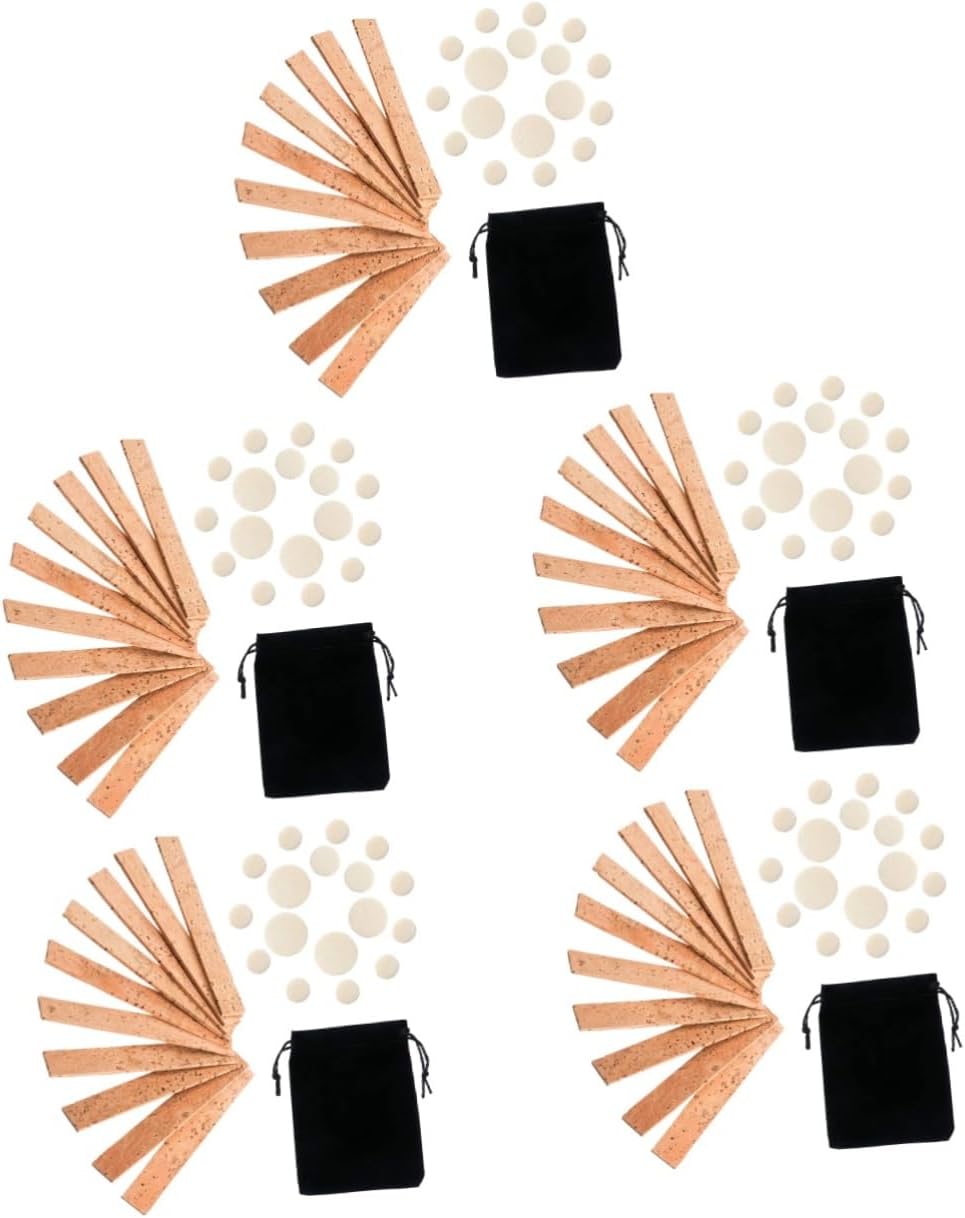 ibasenice 5sets Clarinet Cork Repair Kit of Neck Cork Key Pads for Instrument Maintenance Essential Accessories for Clarinet Players