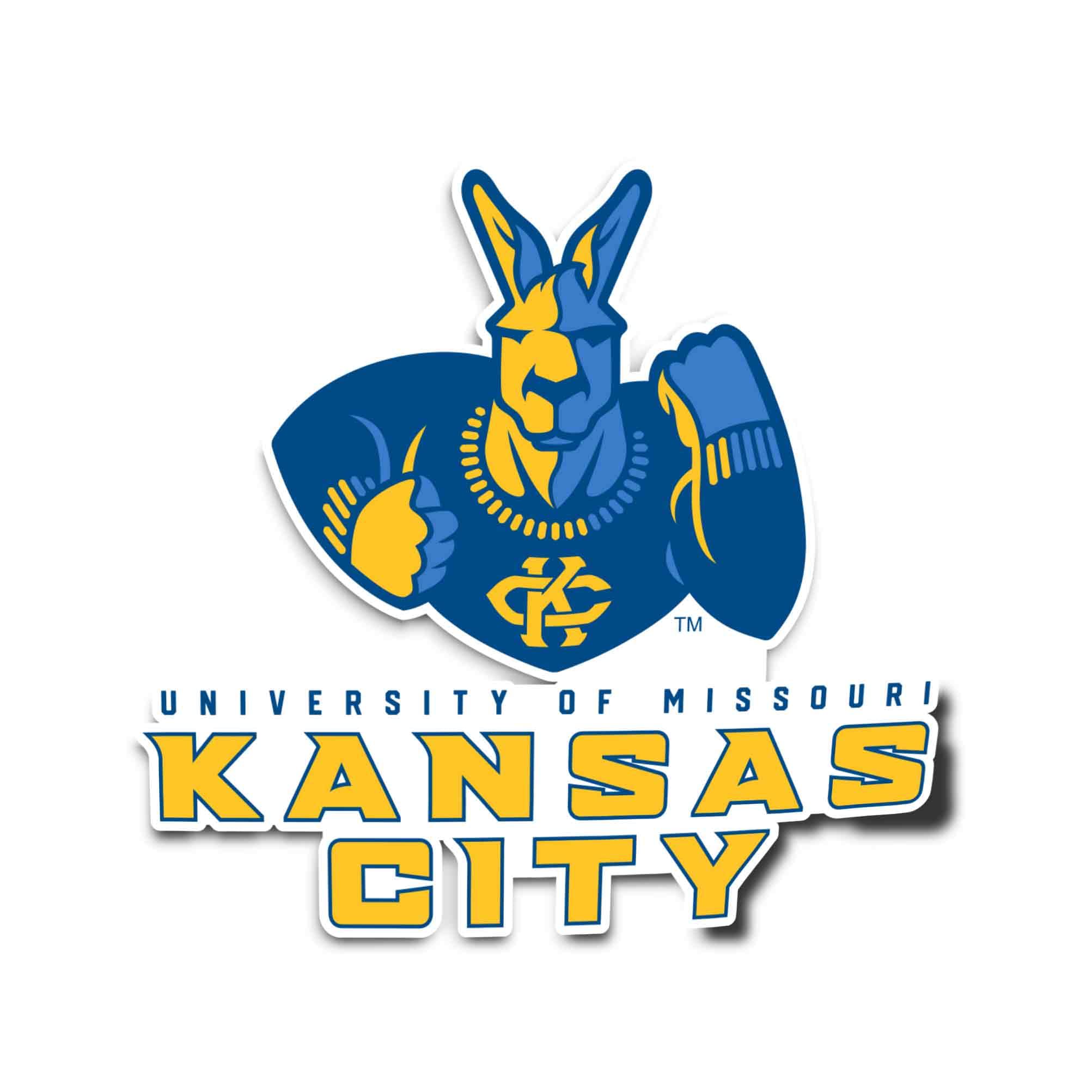 Desert Cactus University of Missouri Kansas Sticker City Kangaroos UMKC Roos Vinyl Decal Laptop Water Bottle Car Scrapbook (IND 002)