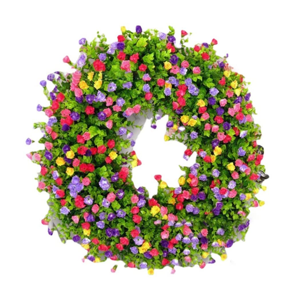 Couronne de guirlande florale artificielle haut de gamme pour mariage
