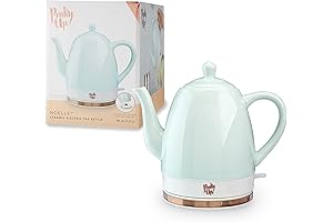 Pinky Up Noelle 1.5 L Ceramic Gooseneck Spout Electric Tea Kettle with Temperature Control