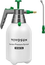 VIVOSUN 0.5Gal Handheld Garden Sprayer, 2L Pump Sprayer, 68 Oz Water Spray Bottle with Safety Valve, Adjustable Nozzle, Extended Spray Rod & Additional Seals, Ideal for Watering, Fertilizing, Cleaning