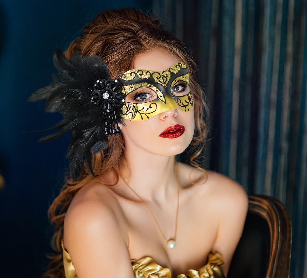 Amazon.com: 2025 New Gold and Black Masquerade Masks for Women with Feathers - Womens Mascarade Venetian Mask- Lady Mask for Masquerade Party, Mardi Gras, Halloween Cosplay Prom, Christmas, Birthday, Wedding : Clothing, Amazon.com: 2025 New Gold and Black Masquerade Masks for Women with Feathers - Womens Mascarade Venetian Mask- Lady Mask for Masquerade Party, Mardi Gras, Halloween Cosplay Prom, Christmas, Birthday, Wedding : Clothing,