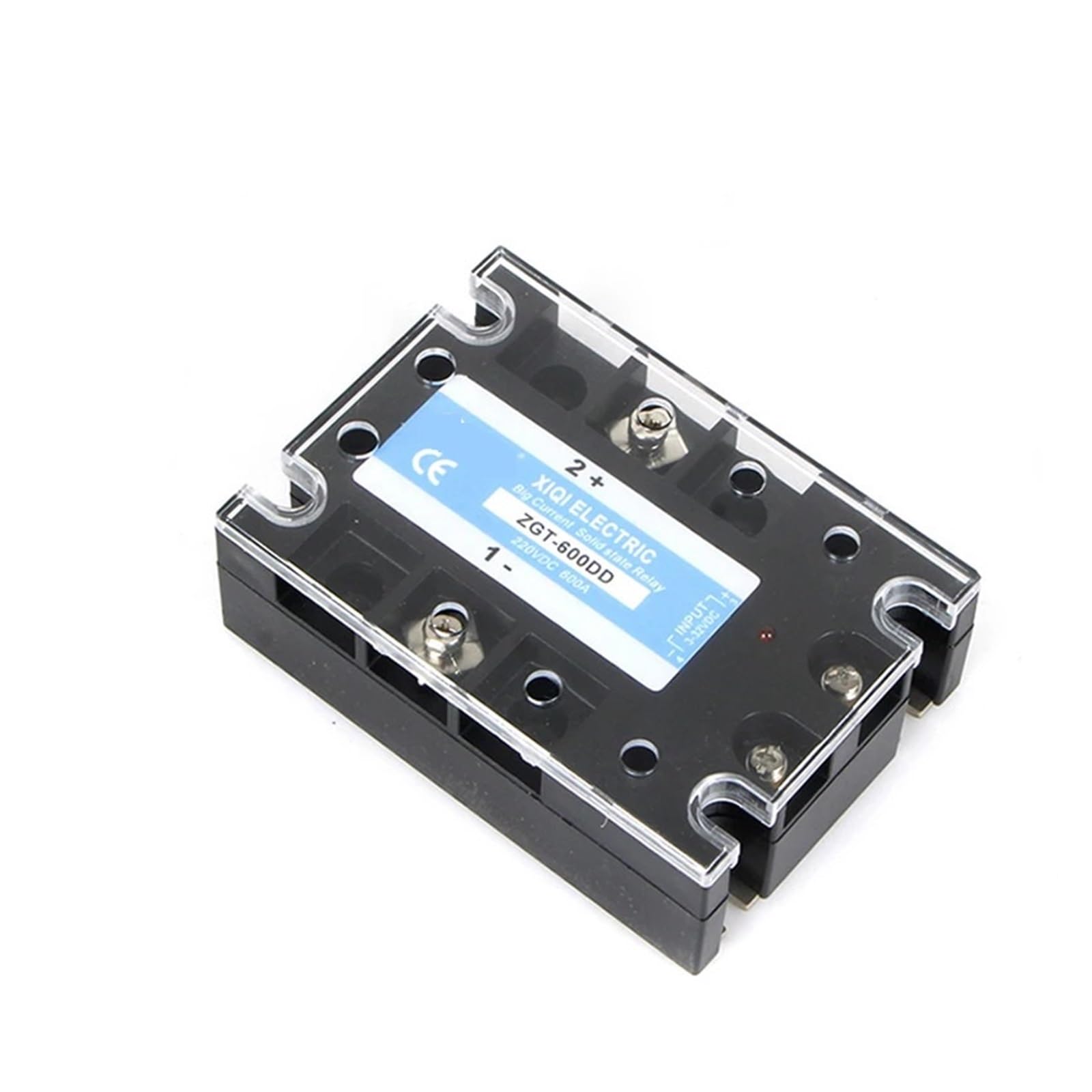 SSR-600DD 600A 220V 600V Grande Tensione Singola Monofase JGX DC Controllo DC Dissipatore di Calore 3-32VDC A 5-220VDC 600A DD Relè a Stato Solido(600A 600V)