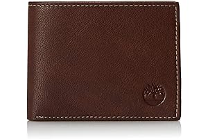 mens Blix Slimfold Leather Wallet, Brown, One Size
