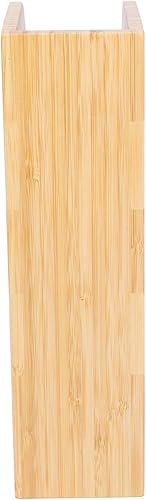 Miniatura 9 de Paquete de 2 soportes de bambú para carpetas de archivos, marcos de archivos, organizador de almacenamiento para archivos, estante pequeño para