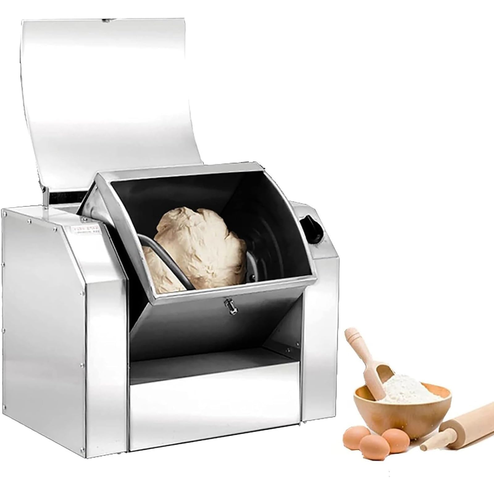 Impastatrice Elettrica per Pizza, Pane E Pasticceria, capacità di Impasto 3/5 kg, Perfetta per Cucine Commerciali E Panetterie, 5 kg