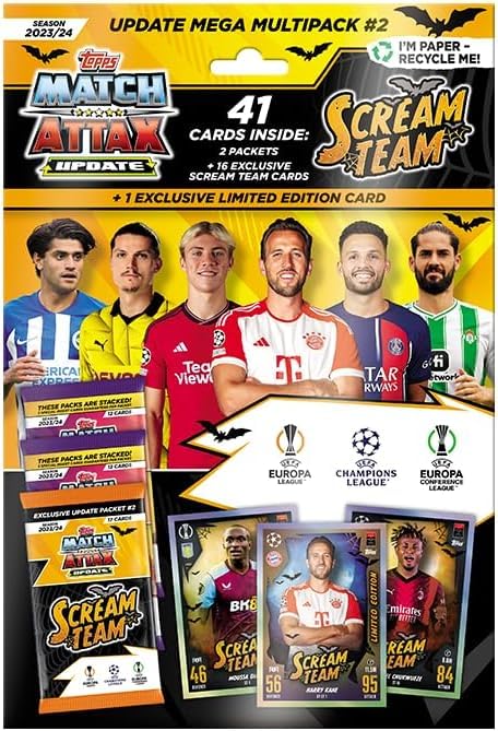 Topps Champions League Match Attax Temporada 2023/24 – 1 x actualización Multipack #2
