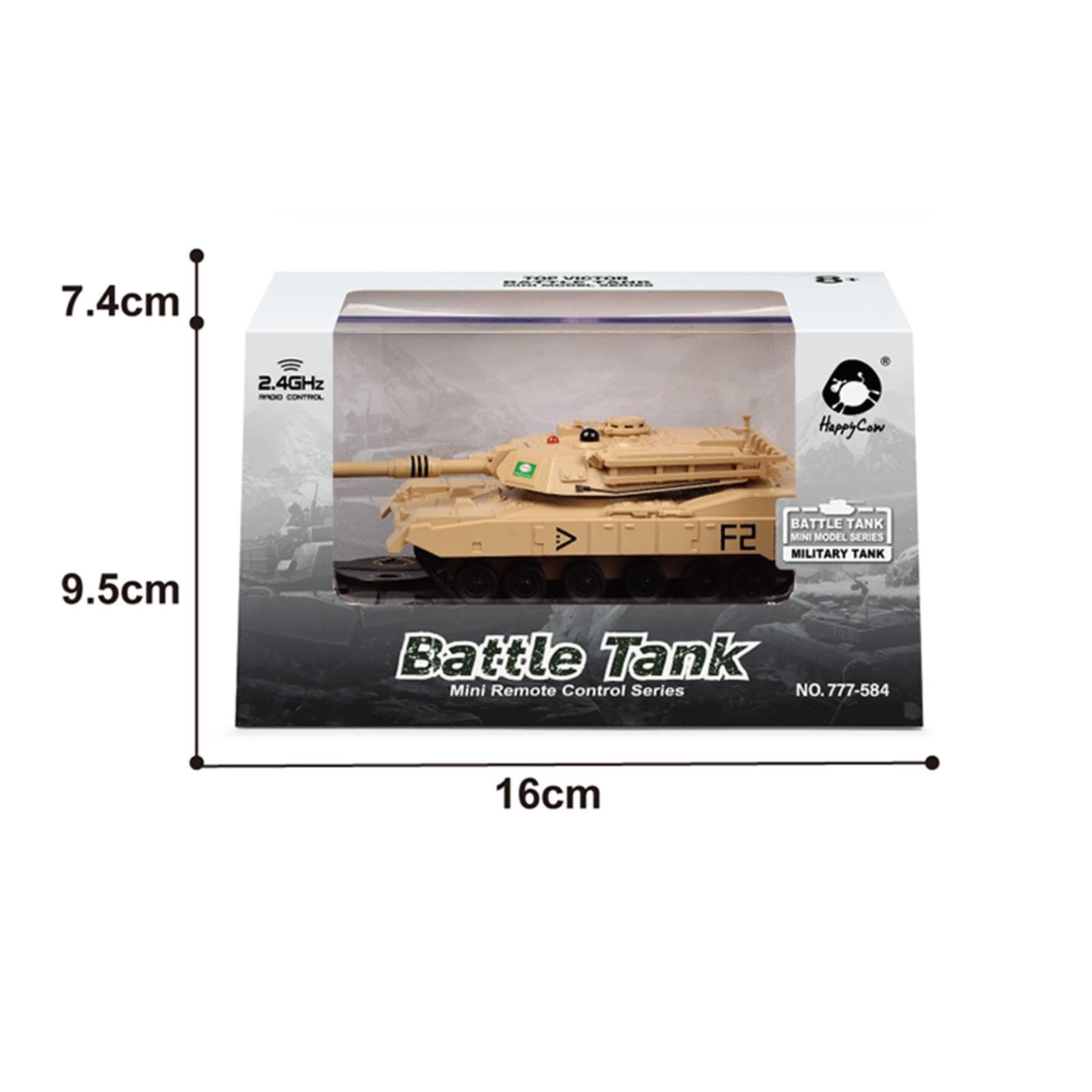 Mini Char D'Assaut Télécommandé Maquette Tank Armé Véhicule Radiocommandé Sons Réalisme Rotation Tourelle Polypropylène pour Enfant Cadeau Jeu Intérie, Gris