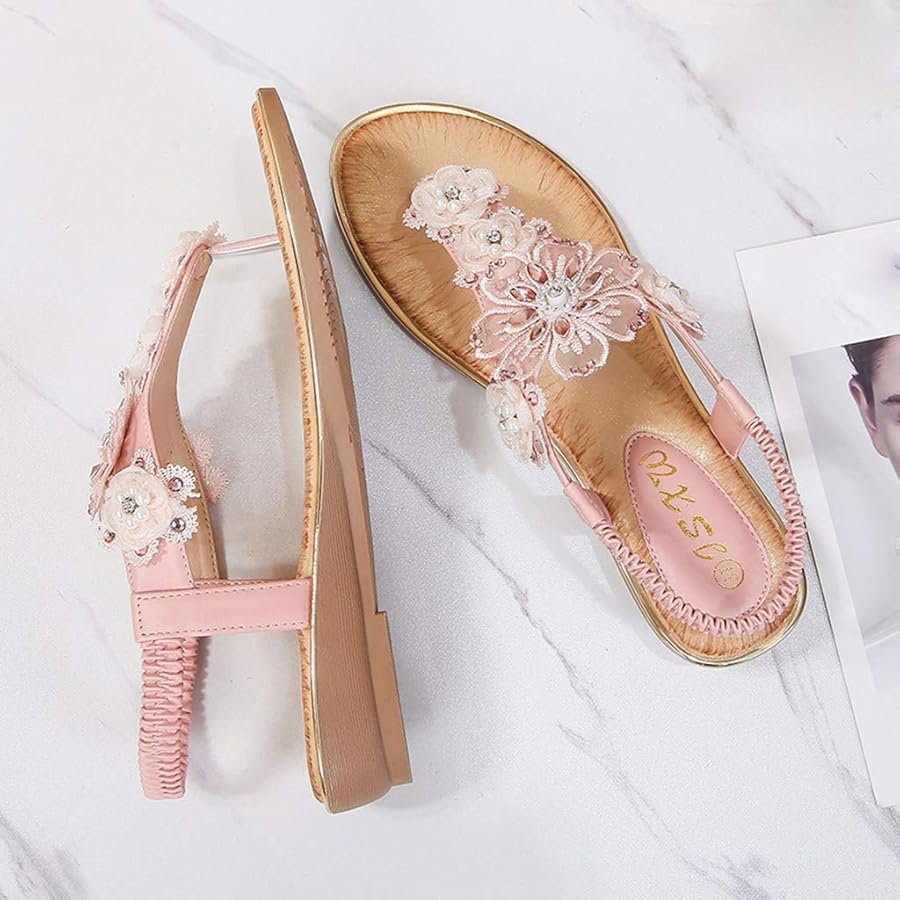 Amazon.com: Gaoxin Fashionable Shoes For Bunions,Pink Flip Flops