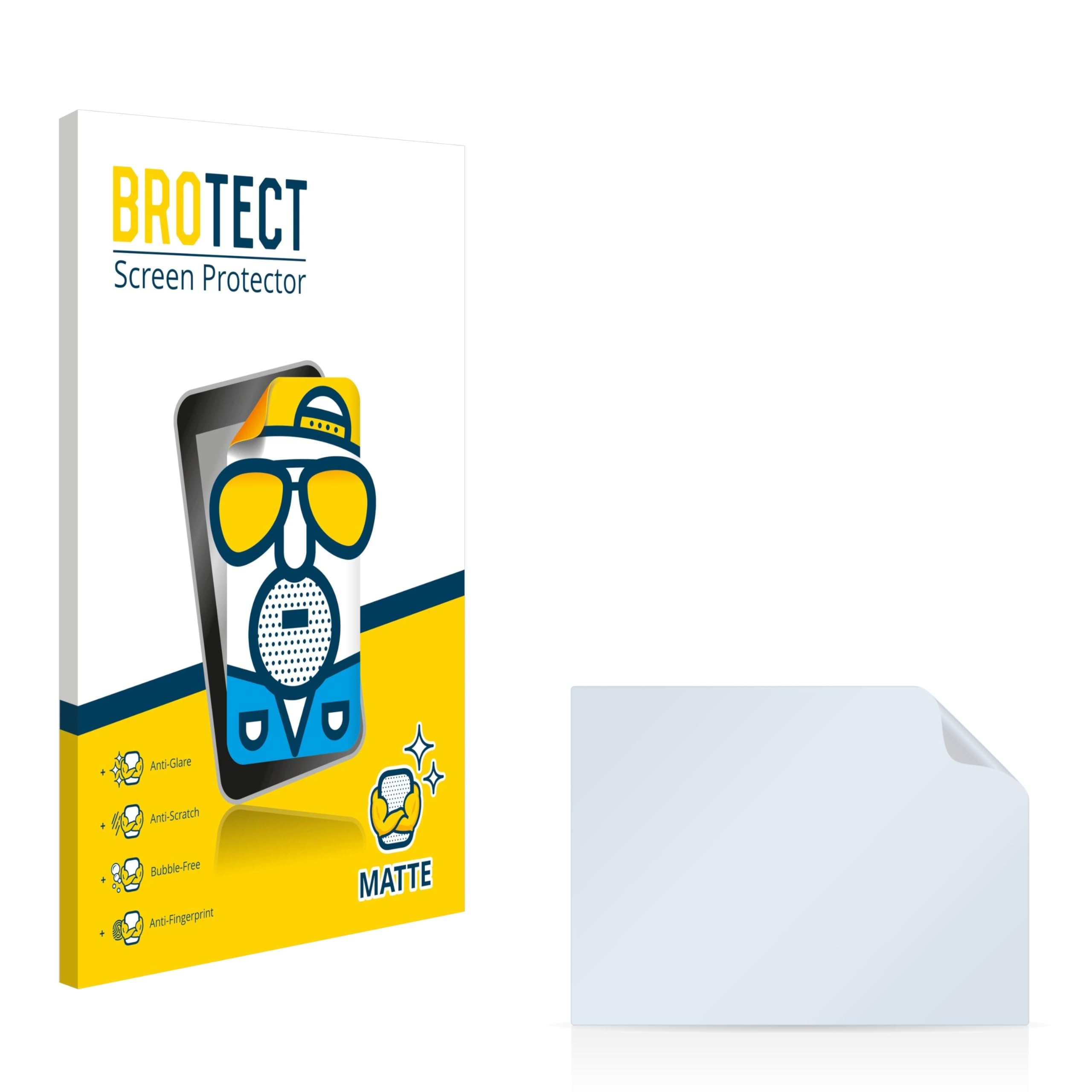 BROTECT Protector Pantalla Anti-Reflejos 15" para PCs de panel táctil con 38.1 cm (15,0 pulgadas) [305 mm x 228 mm, 4:3] Película Anti-Huellas
