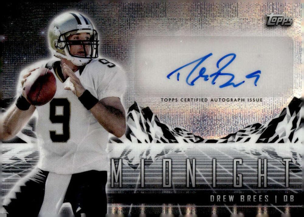 ドリュー ブリーズ　DREW BREES　直筆サインカード　AUTO　NFL Drew Brees New Orleans Saints Autographed 2023 Panini