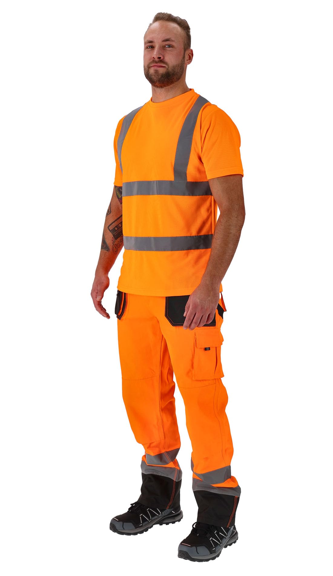 Lahti PRO T-shirt haute visibilité pour bébé garçon Jaune/orange (orange), XL