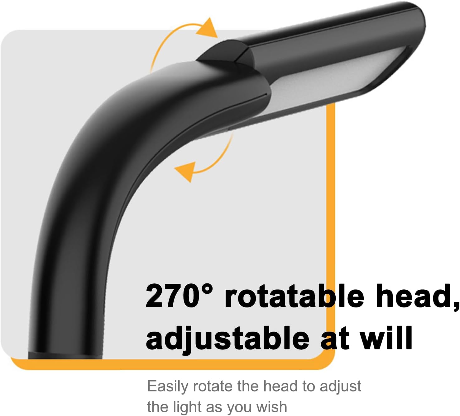 Bendable LED Neck Reading Light, Adjustable Brightness Electrical Stand for Night Running, Walking, Camping Repair