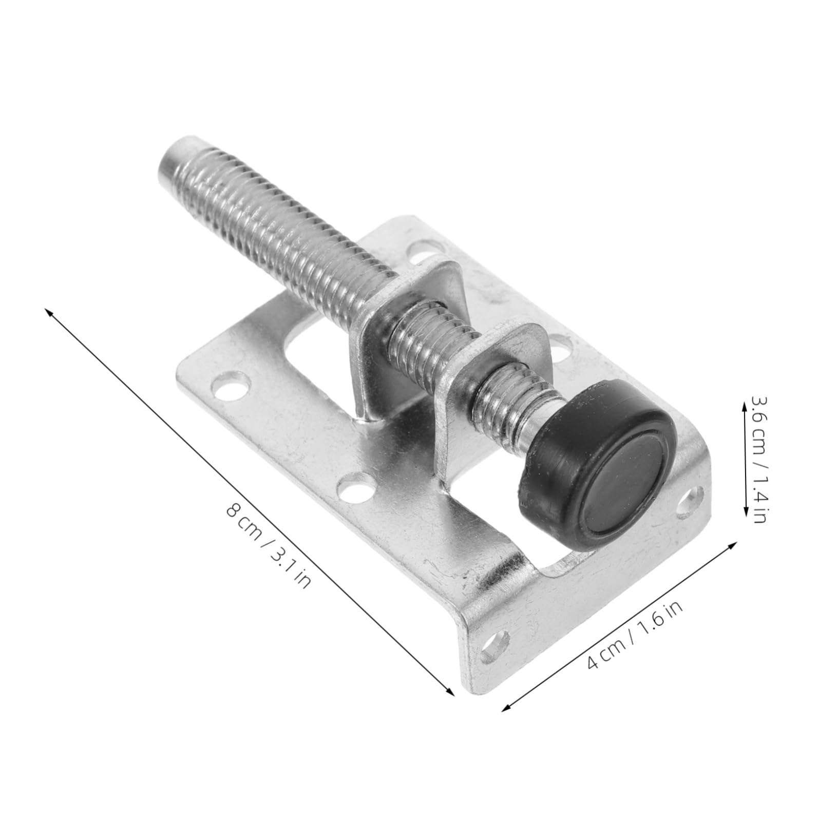 HOMOCONO 4pcs Adjustable Leveling Feet Heavy Duty Furniture Levelers for Cabinets Sofas Tables and Chairs Easy Installation Scratch Resistant Design Silver Finish