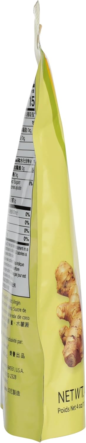 Prince of Peace Lemon Flavored Ginger Candy Chews, Natural, Gluten Free, 4 Ounces (Pack of 12)