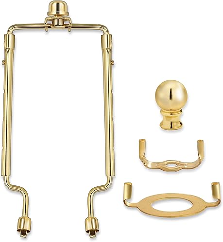 Miniatura 7 de Soporte de arpa de pantalla de lámpara de 7, 8, 9, 10 pulgadas, kit de arpa de lámpara ajustable, se adapta tanto a la barra de lámpara estándar