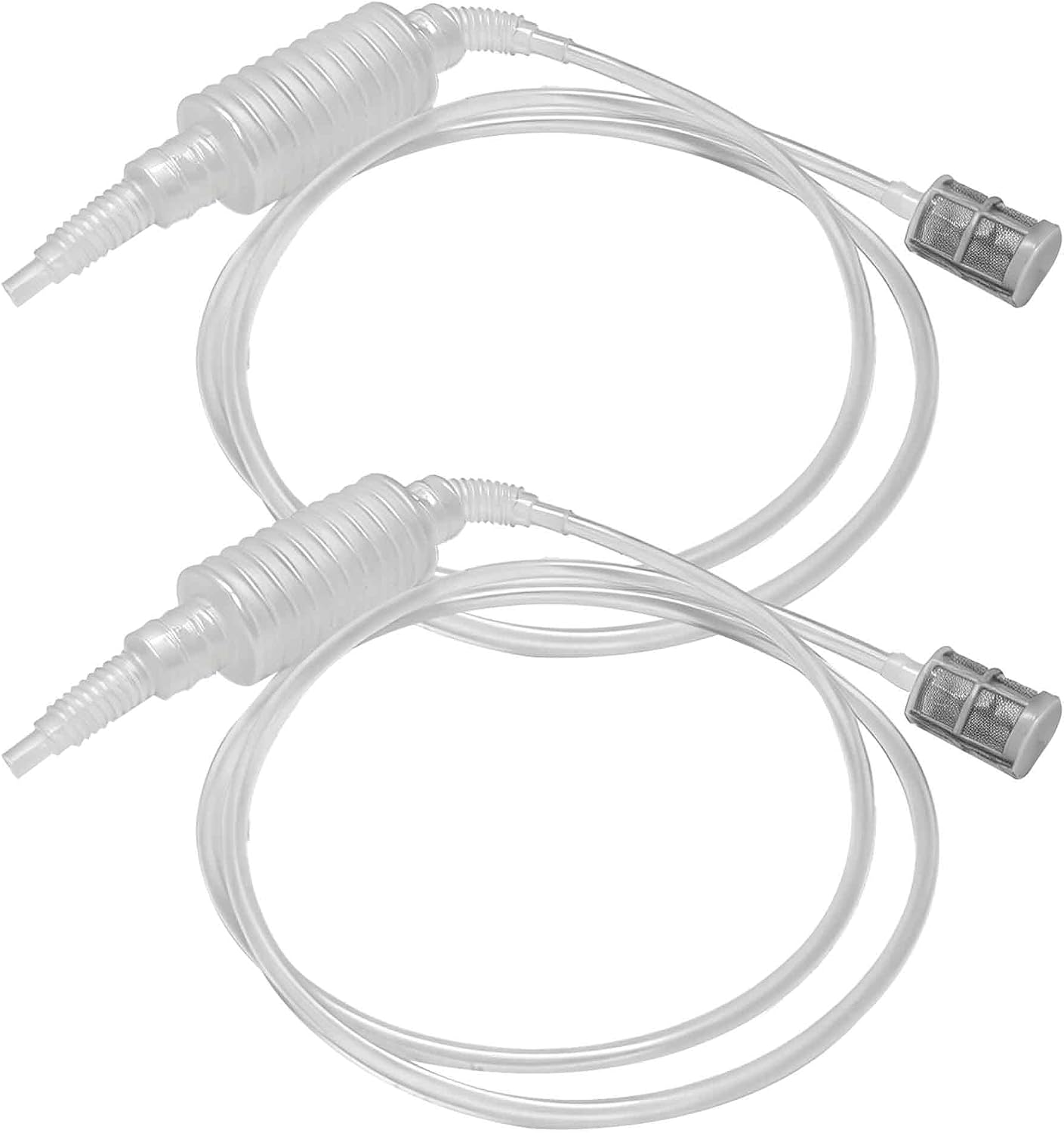 2PCS 5.25FT Siphon Tube Hose, Soft Pipe for Home Brew Wine Beer Making Brewing Homemade