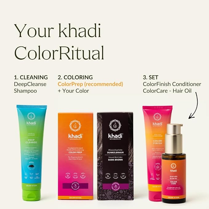 khadi DARK BROWN Natural Hair Color - Hair Color para cabellos oscuros a negros miniatura 6