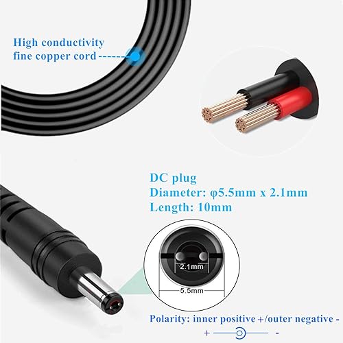 Miniatura 8 de Adaptador universal de corriente alterna de 5 V 3 A DC5V cargador de fuente de alimentación con 11 puntas de enchufe de CC AC120V a DC5v 3a 2.5a 2a