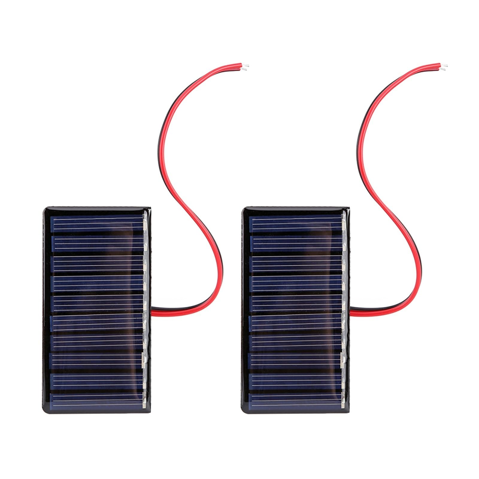 Panneau solaire 5V 0.3W en polysilicium pour mini système et projets de bricolage USB - Lot de 20