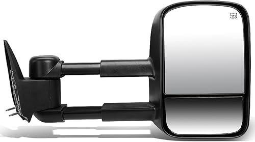 Miniatura 8 de DNA Motoring TWM-021-T111-BK - Par de espejos laterales de remolque calefactables compatibles con SilveradoSierra 99-02, Tahoe 00-02YukonSuburban,