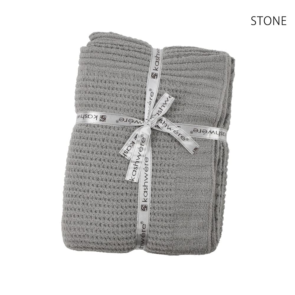 【kashwere】カシウェア◆ワッフル◆ブランケット HALF BLANKET / WAFFLE(85x110cm creme): BLANKET | kashwere
