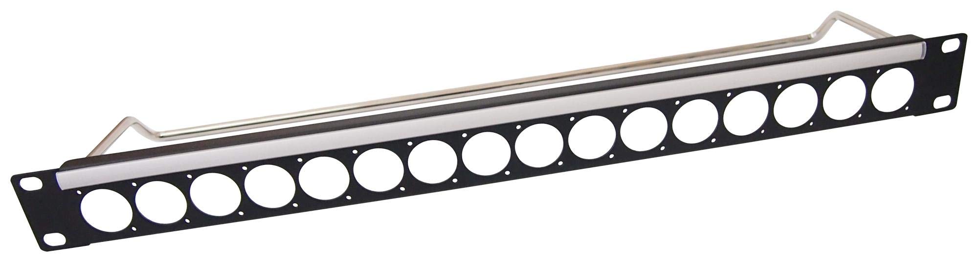 Connector,1U X 16 Panel Assy - M3 Holes, Connector Type Unloaded Patch Panel, No. of Ports 16Ports, Product Range Rack Patch Panel CP Series, Rack U Height 1U, Body Colour Black, External Height - Imp