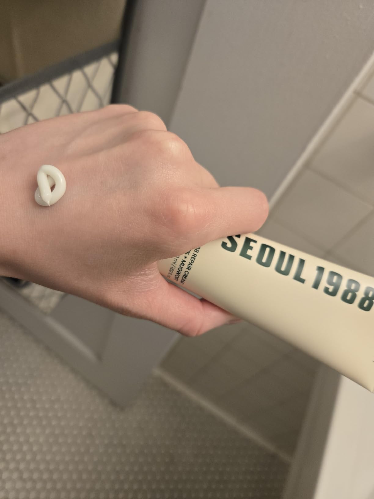 K-SECRET SEOUL 1988 Repair Cream – Soothing Moisturizer with Niacinamide and Centella Asiatica | Hydrating Barrier Cream for Sensitive Skin | Korean Skincare, 50ml / 1.69 fl oz