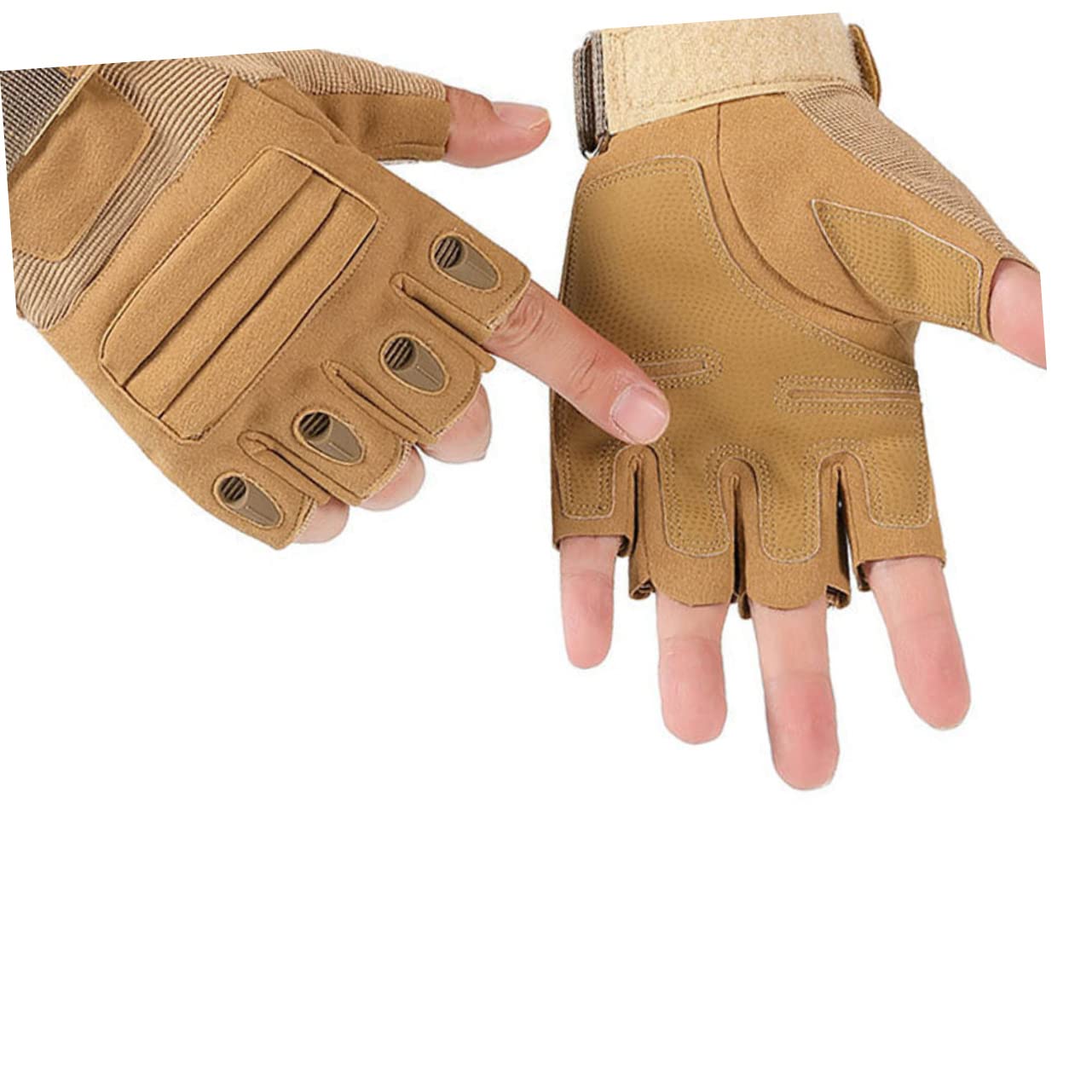 Didiseaon Unisex Breathable Half-Finger Gloves for Winter Style Riding Gloves for Outdoor Activities