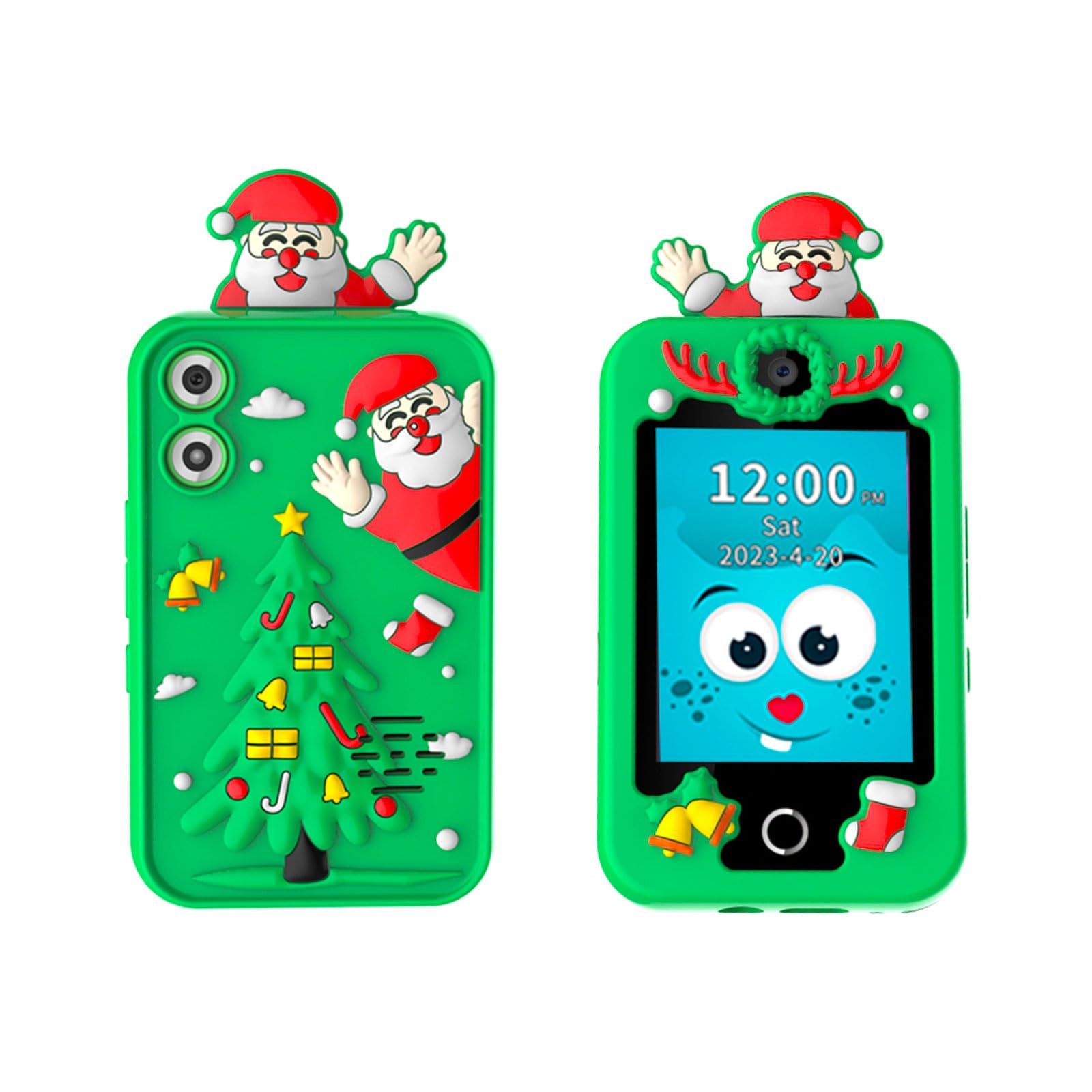 Children's smart phone toys for girls aged 3-7 with dual cameras - mobile phone toys and learning games, travel toys and MP3 music players as birthday gifts for boys aged 3, 4, 5, 6 and 7 (Orang)