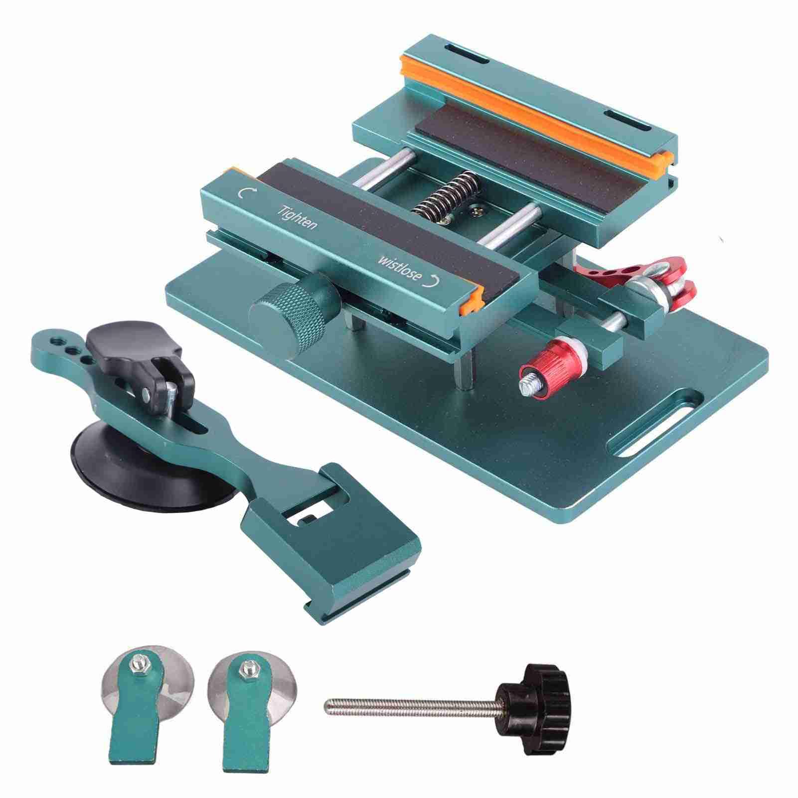 GOWENIC Accesorio de Extracción de Pantalla LCD Giratorio |Abrazadera Ajustable con Ventosa Fuerte para Reparación de Teléfonos, Herramienta Separadora de Cubierta Trasera Universal