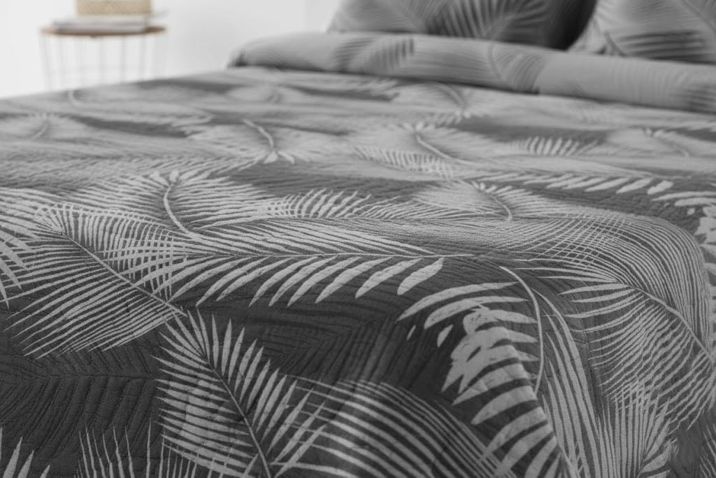 VIALMAN Couette légère Sofia 30 Bouti pour lit double | Dimensions de la couette 250 x 270 cm, Gris