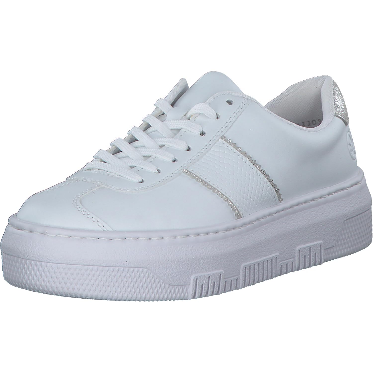 Rieker Damen Schnürhalbschuh in weiß