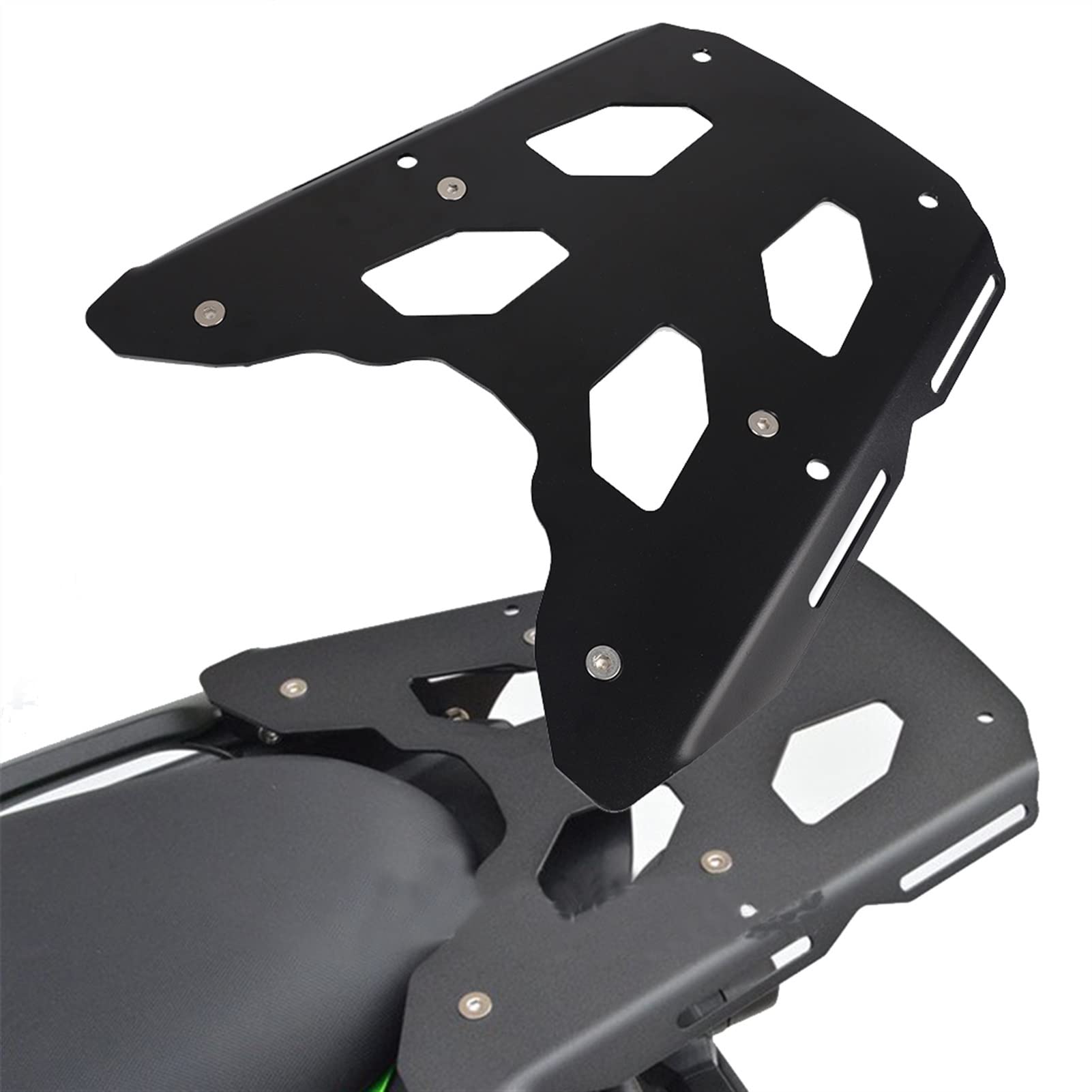 Porte-bagages support sacoche Kawasaki Versys 650 étagère cargaison moto noir