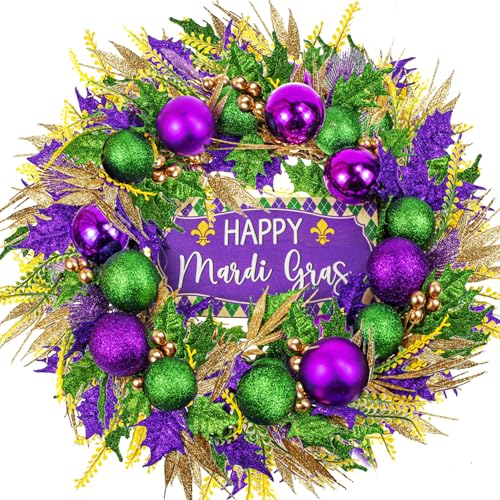Mapaim Mardi Gras Wreath