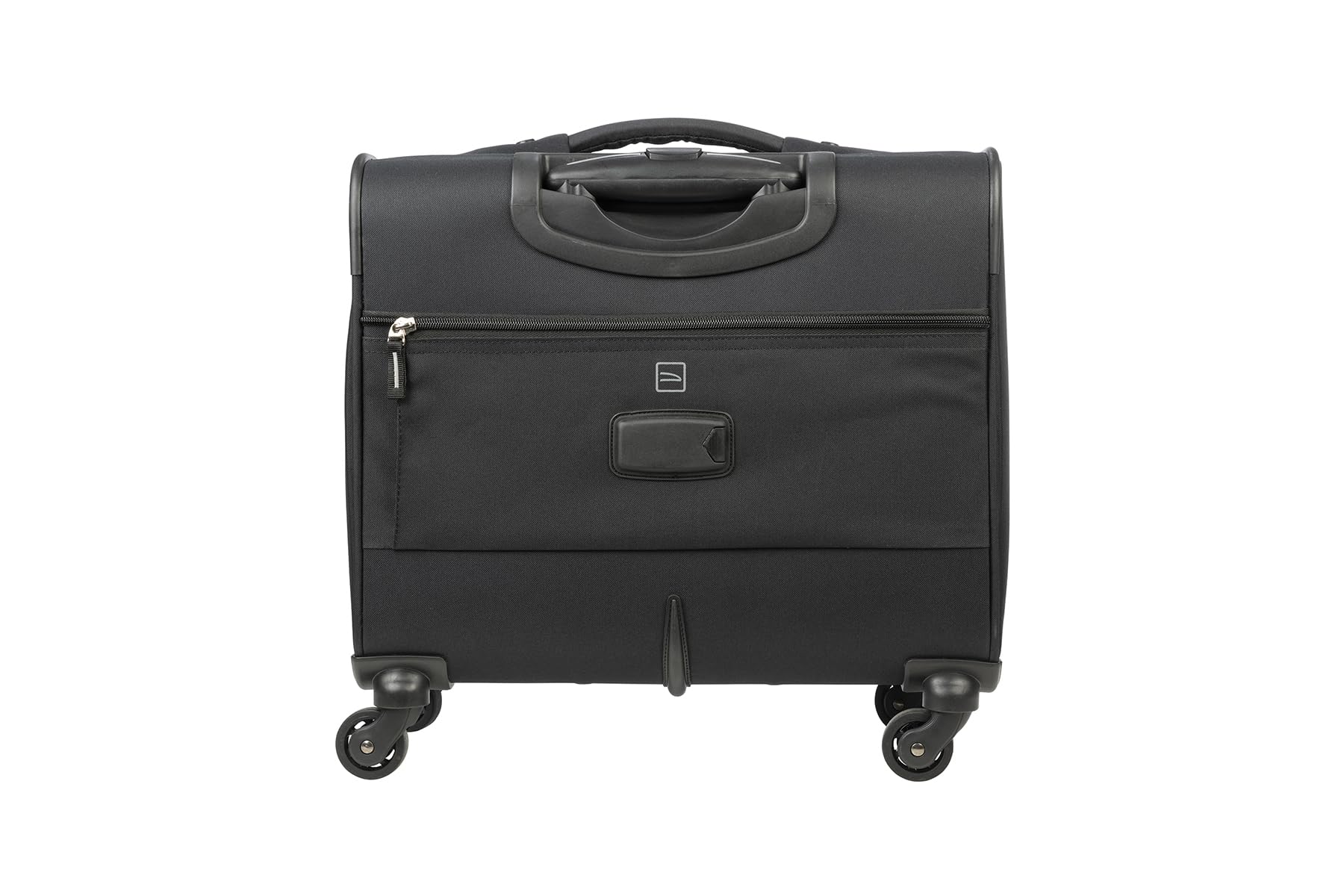 Tucano – Trolley per computer 14 e 15,6'' – 4 ruote 360°, scomparti spaziosi, spazio viaggio, manico telescopico retrattile, tasca anteriore e posteriore, Nero, Moderno