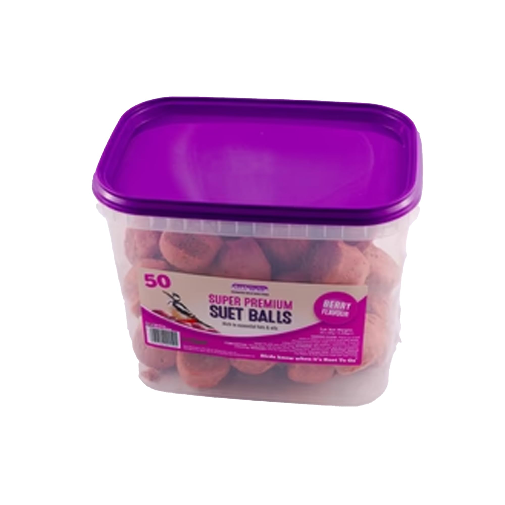 Suet To Go Super Premium Berry Flavour Suet Balls (50 X 85G) from B&Q