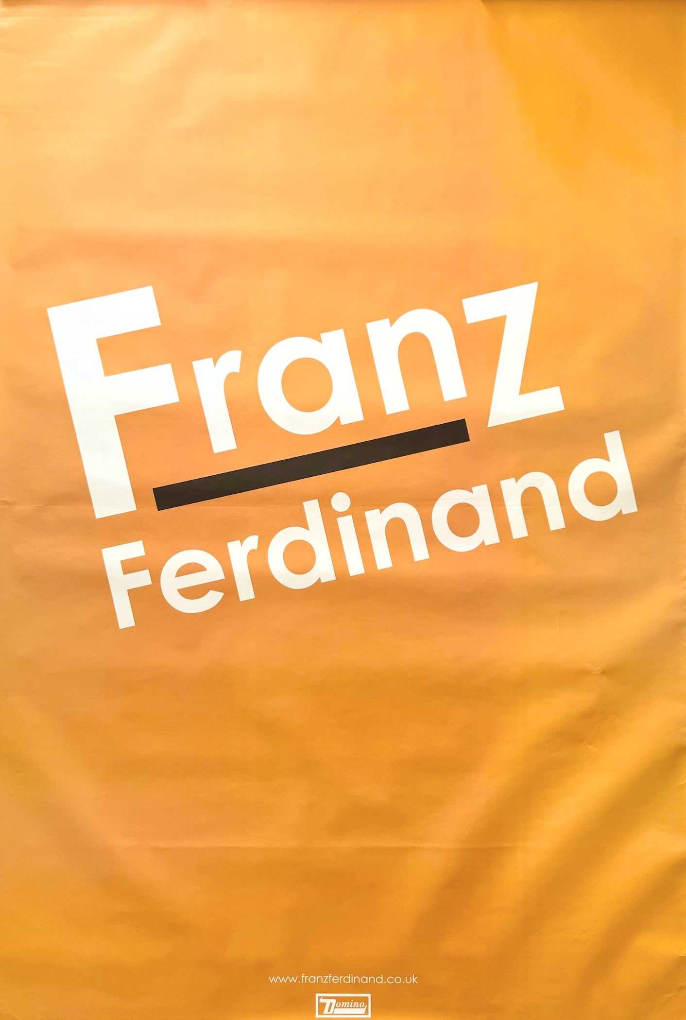 Affiche Franz Ferdinand Logo Orange White Promo Poster 100x150 cm - 2