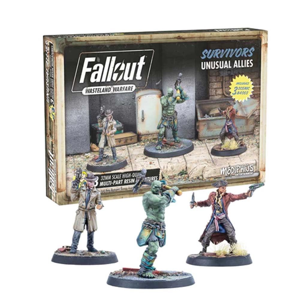 Modiphius Fallout - Wasteland Warfare - Survivors Unusual Allies