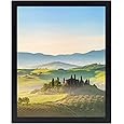 Americanflat 17x21 Picture Frame with Polished Plexiglass - Black Picture Frame - Wide Photo Frames Made of Engineered Wood for Vertical or Horizontal Wall Display - Epic Collection - Black