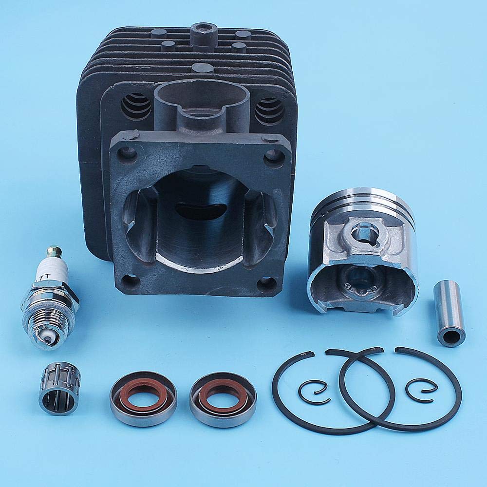 Kit de Sello de Aceite de cigüeñal y pistón de Cilindro de 40 mm, Compatible con desbrozadoras FT250, HT250, FS250, FS250R, FS202, FS120 y FS200.