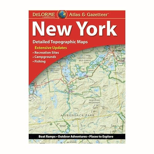 Delorme New York Atlas &amp; Gazetteer (New York State Atlas &amp; Gazetteer)