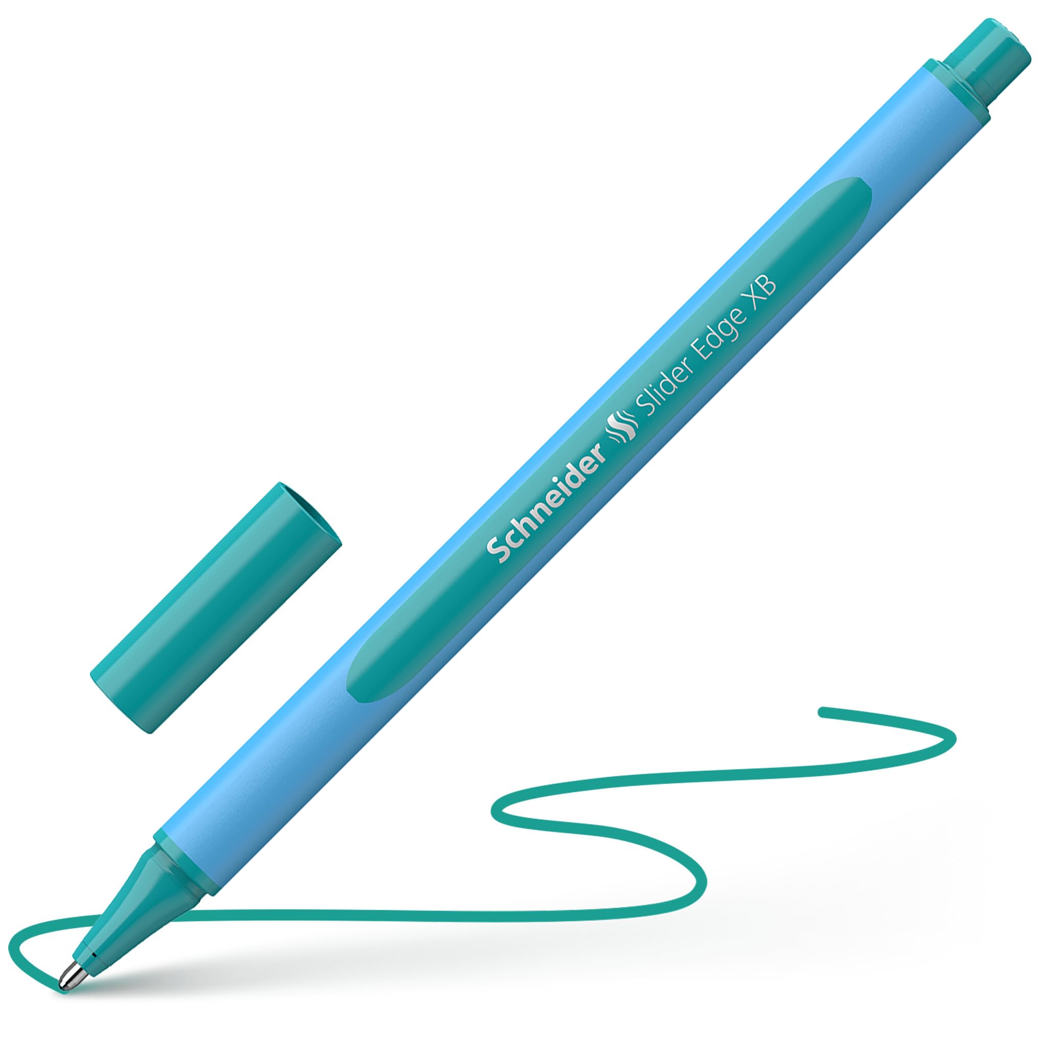 Schneider - Penna a sfera Slider Edge Pastell XB, tratto XB, confezione da 10 fenicottero