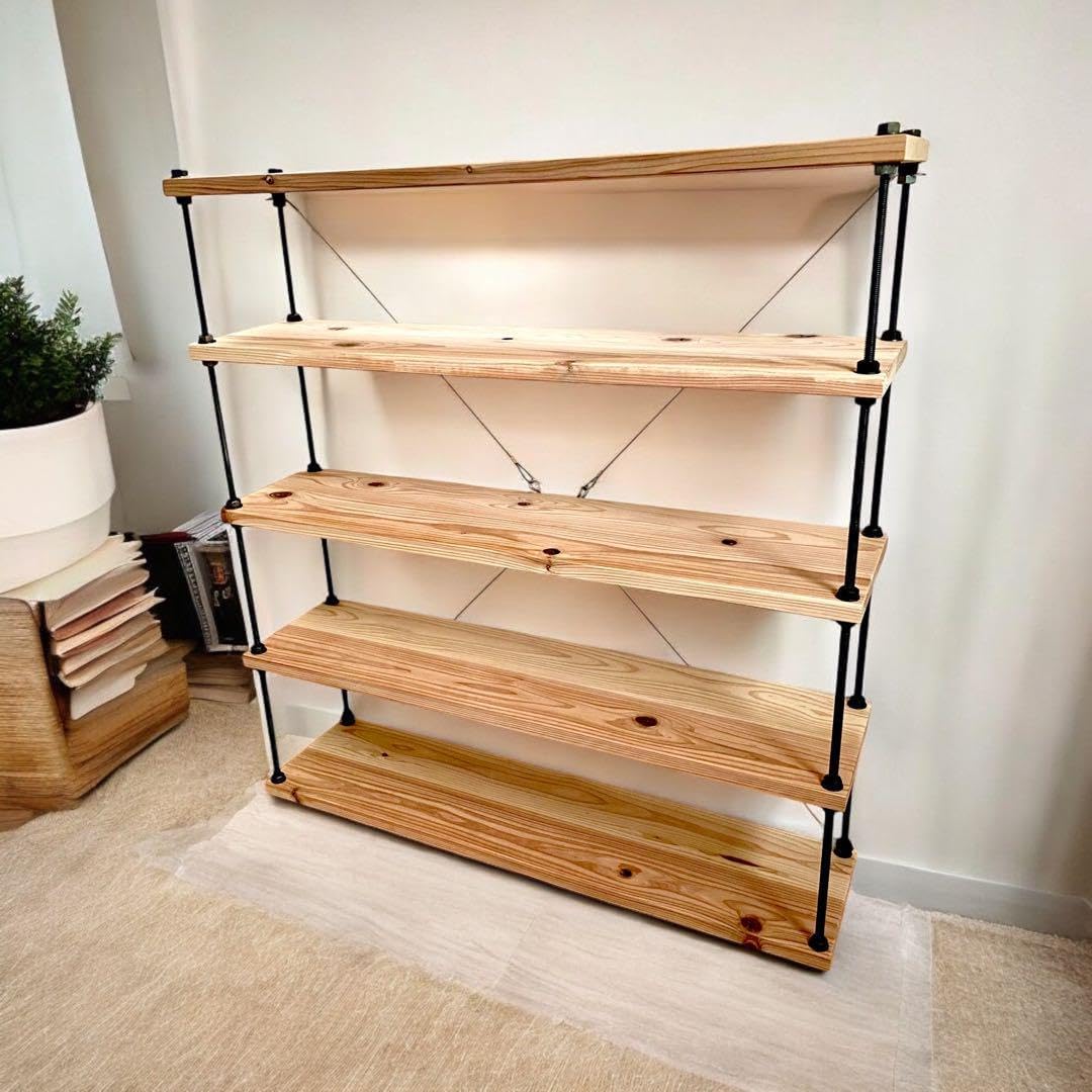 幅80cm☆ワイヤークロス 木製ラック☆食器棚☆木製シェルフ☆アイアンラック 幅80cmワイヤークロス 木製ラック食器棚木製シェルフアイアンラック 幅