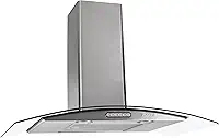 COIFA DE PAREDE Fogatti VIDRO CURVO DUTO SLIM INOX 80CM 127V