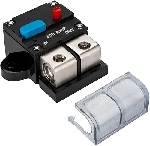 Miniatura 2 de Jtron Disyuntor de circuito de 100 amperios de audio para automóvil, energía solar, inversor de fusibles en línea con cubierta impermeable para