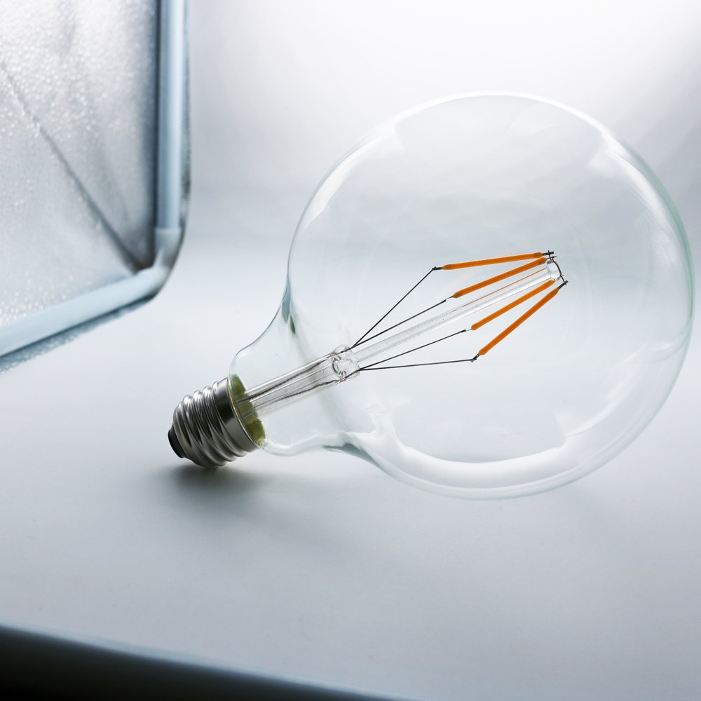 Ampoule LED Globe E27 20W - Lumière Neutre 4000K, 2000+ Lumens - Lot De 50 (Marque BRATEK)
